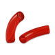 Acryl Perle Tube 33x8mm Red